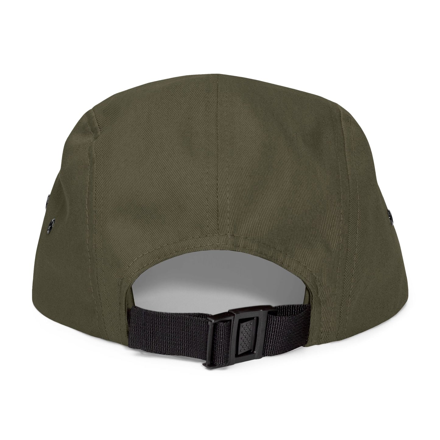 Remain Relaxed Embroidered 5-Panel Cap — Olive Casual Streetwear Hat